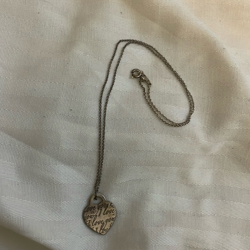 Tiffany & Co sterling silver necklace